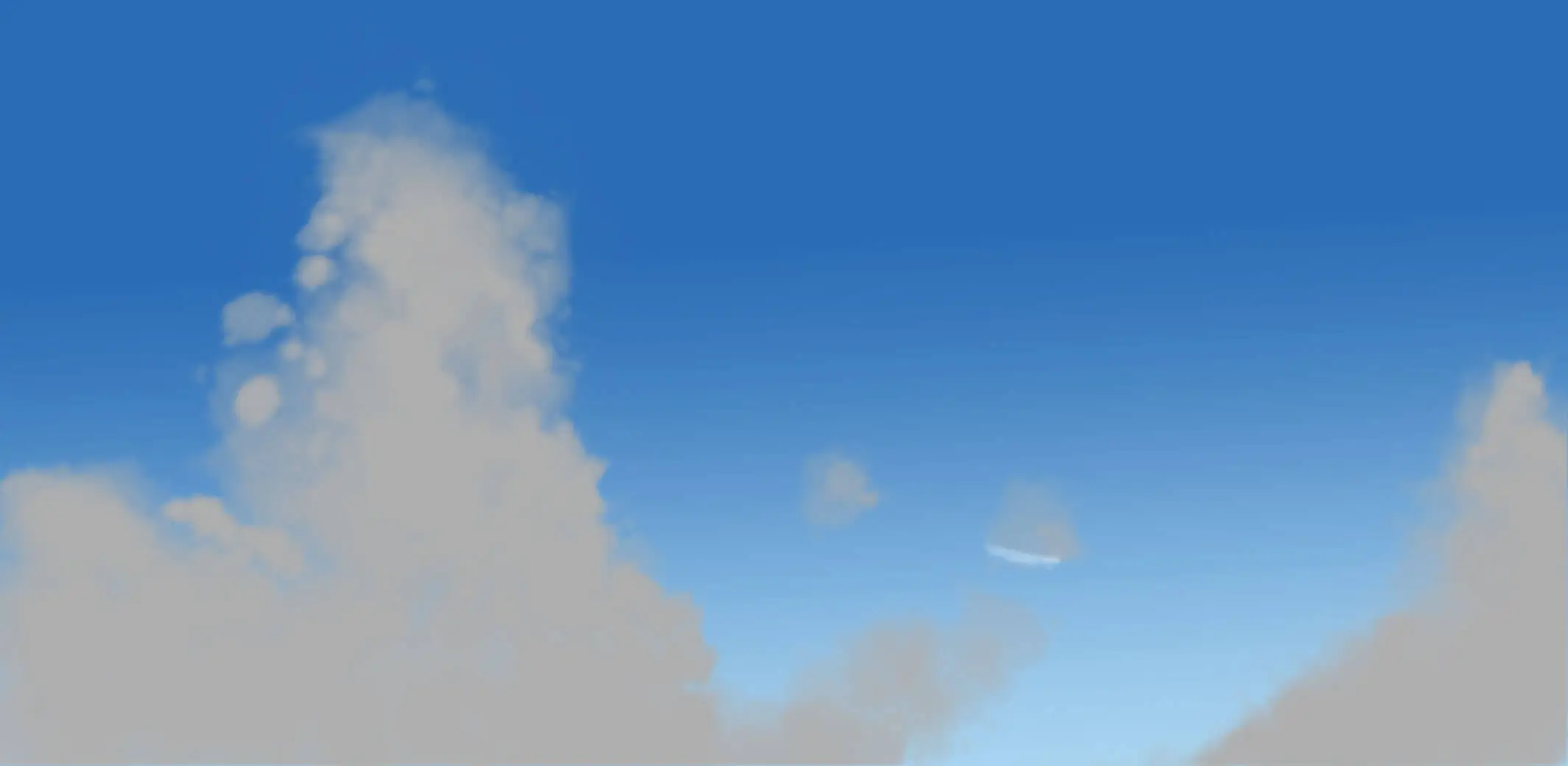 How to Draw Anime Clouds: The Complete Step-by-Step Guide 5 Step 2 — Block In the Cloud Silhouette