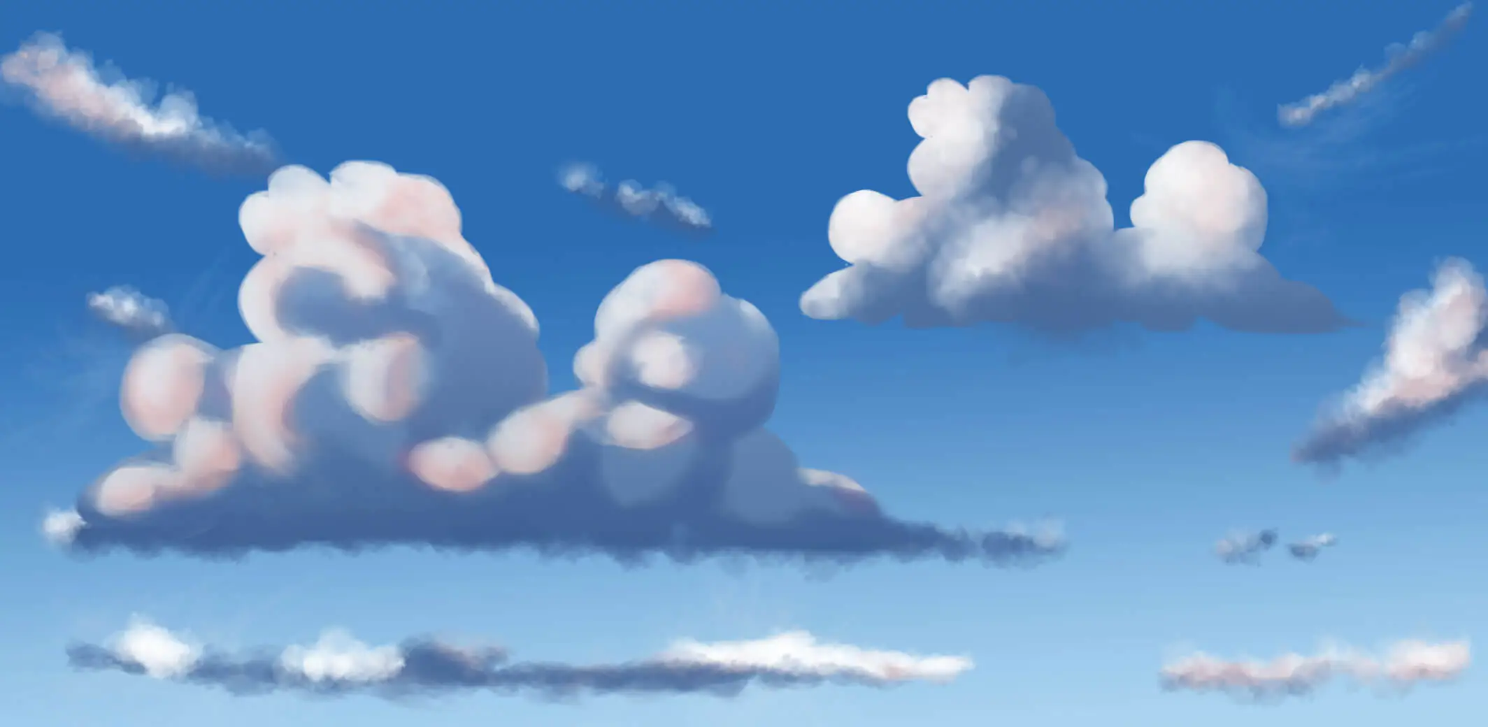 How to Draw Anime Clouds: The Complete Step-by-Step Guide 12 Step 8 — Adjust Colors and Add Final Polish Compose Multiple Clouds for a More Realistic Sky