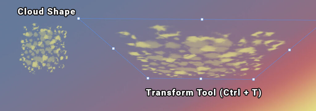 Painting Cirrocumulus and Altocumulus Cloud