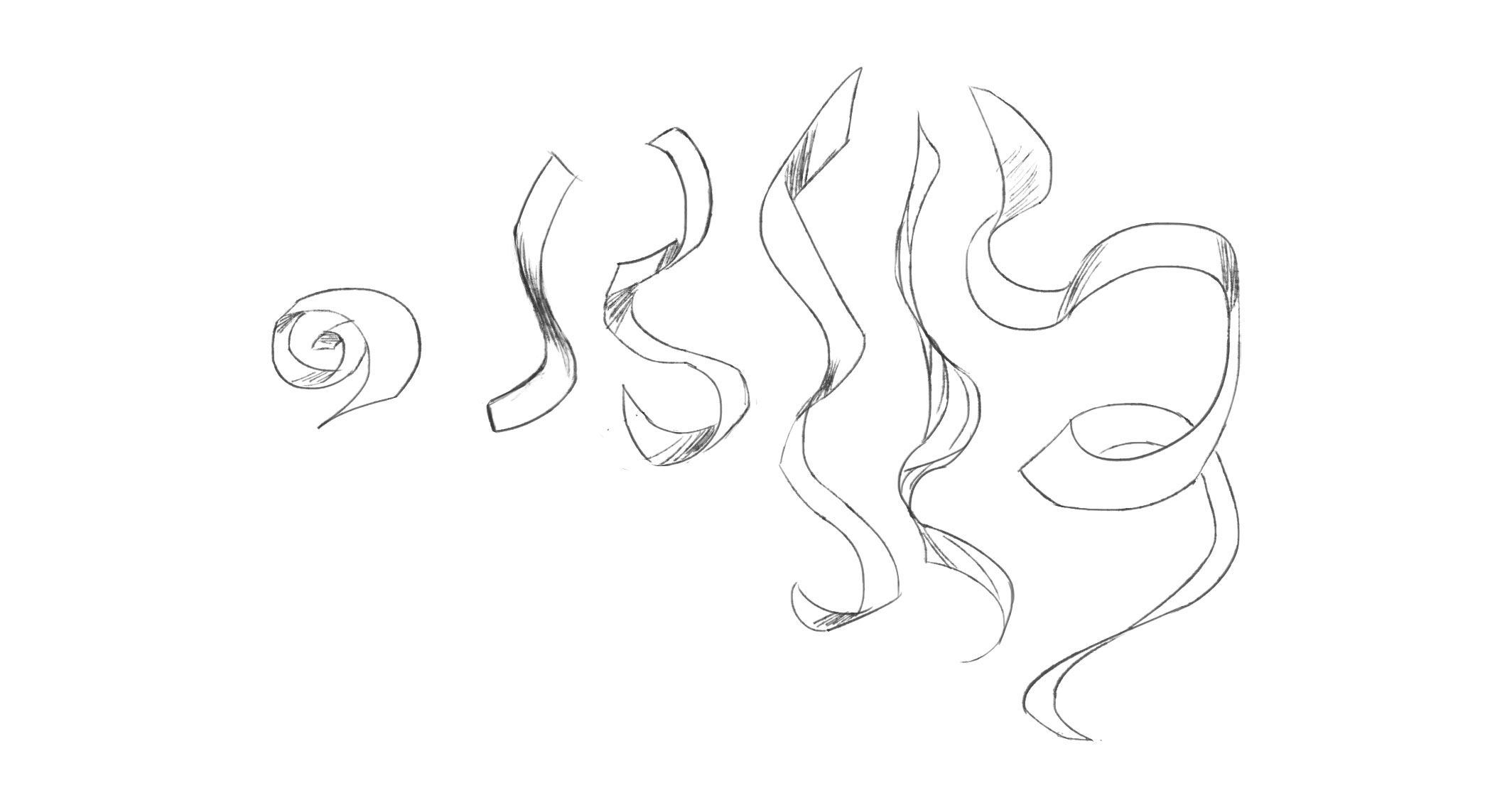 How to draw anime hair: Shapes and Ribbons