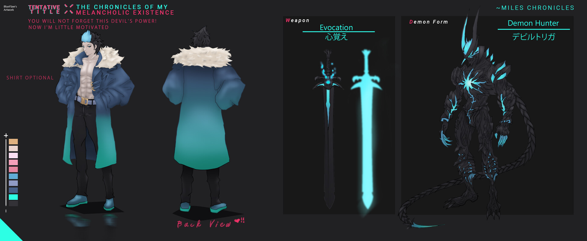 Concept Art: Miles (Blueflaw)
