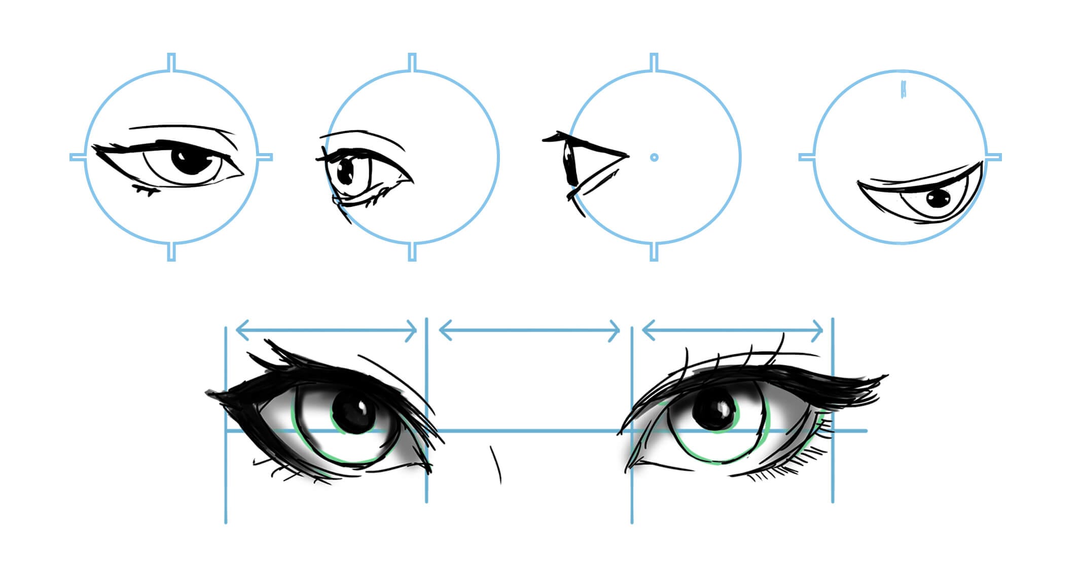 How to Draw Anime Eyes (Step-by-Step Guide for Beginners) 10 Drawing Anime Eyes from Different Angles Important Tip