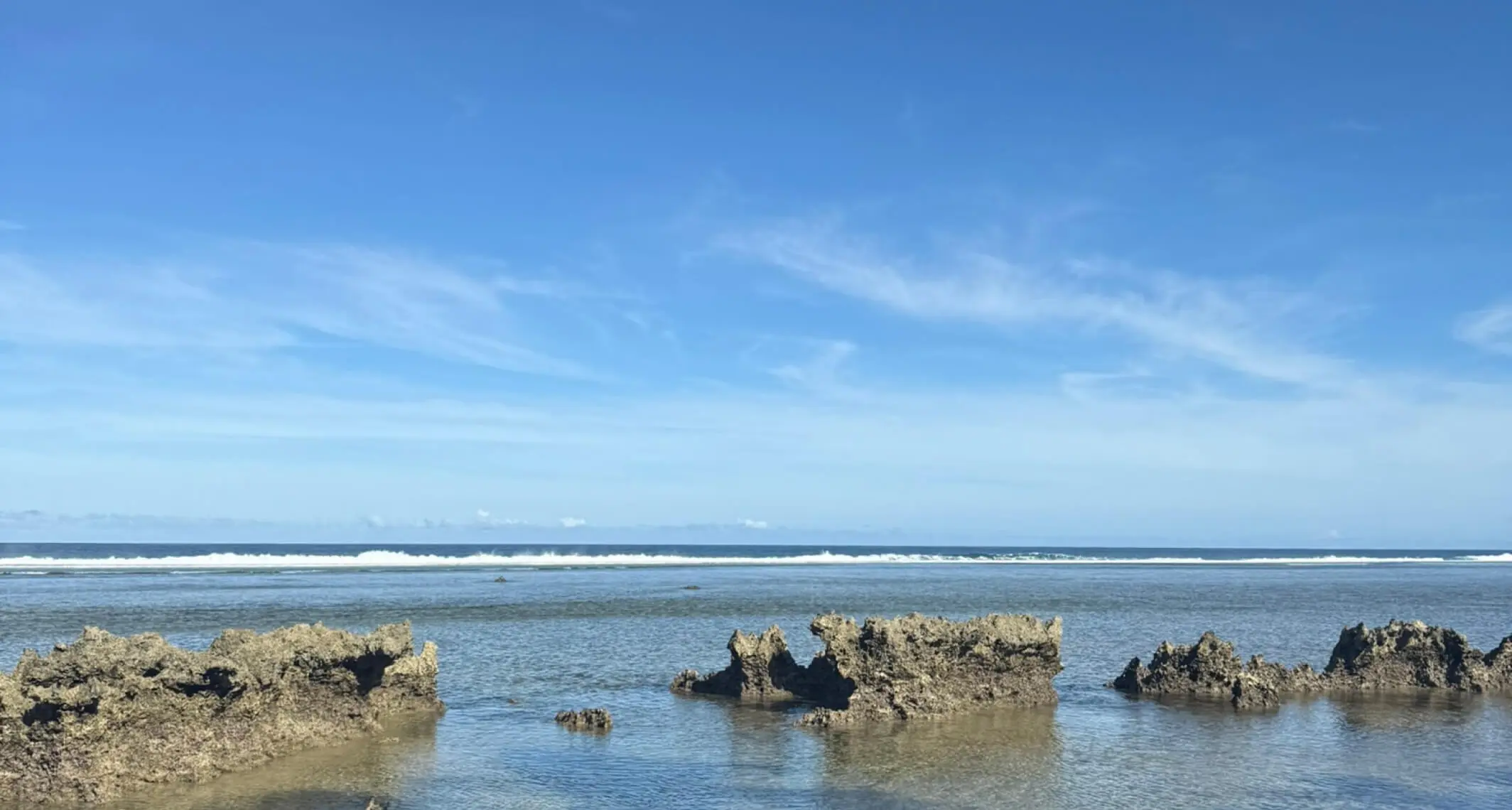 image of a rocky sea in the Philippines