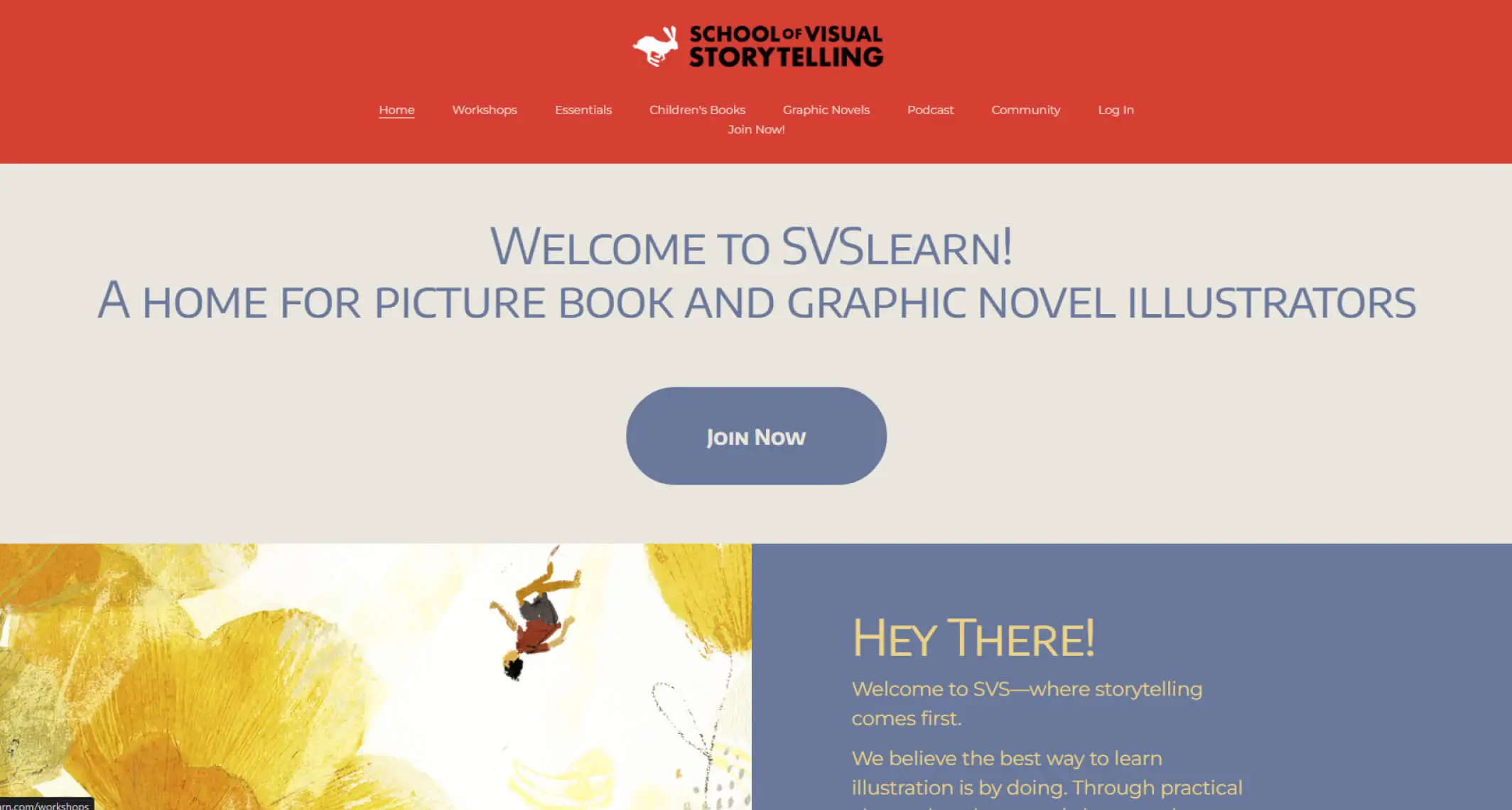 The Best Free Online Resources for Learning Digital Art (From Someone Who Actually Used Them) 10 School of Visual Storytelling screenshot of UI