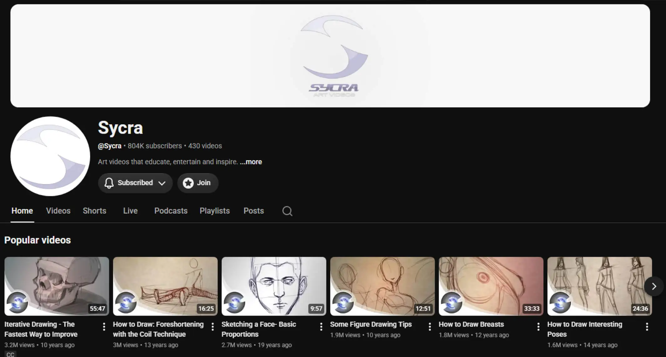 The Best Free Online Resources for Learning Digital Art (From Someone Who Actually Used Them) 6 Sycra youtube channel