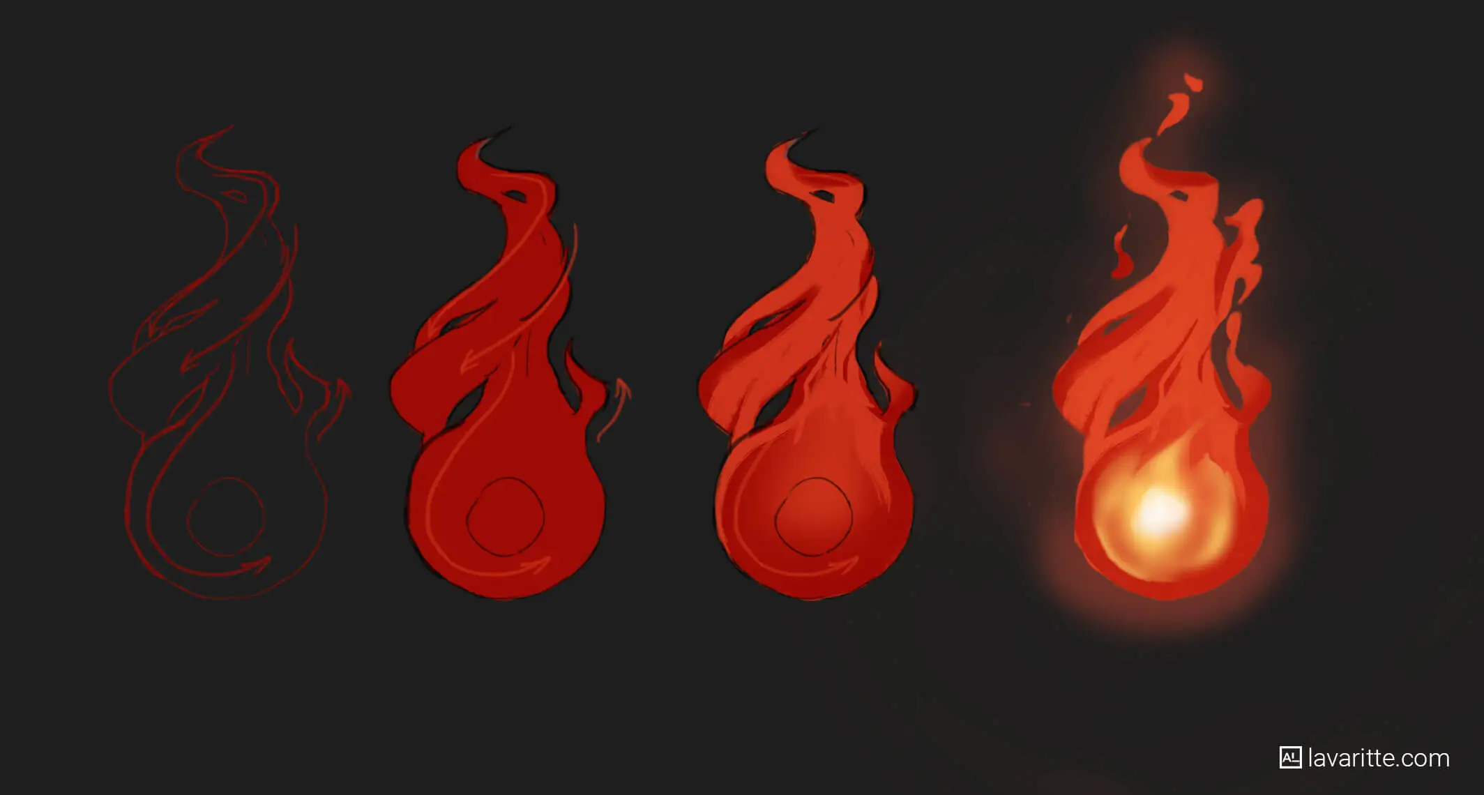 How to Draw Anime Fire: Simple Step-by-Step Tutorial with Examples 2 a step by step guide on how to draw fire by allard lavaritte